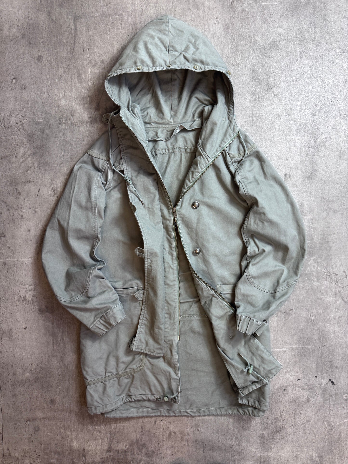 Issey Miyake Tsumori Chisato Button Latch Military Parka