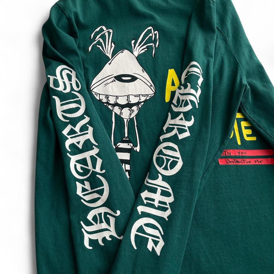 Chrome Hearts Matty Boy Antidote Long Sleeve T-shirt Green | XL, Green
