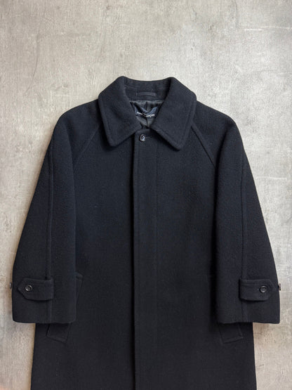 1998 Comme Des Garcons Black Wool Over Coat