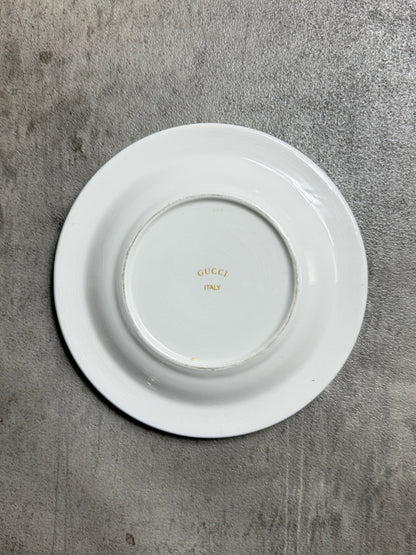 Gucci White and Gold Porcelain Ashtray