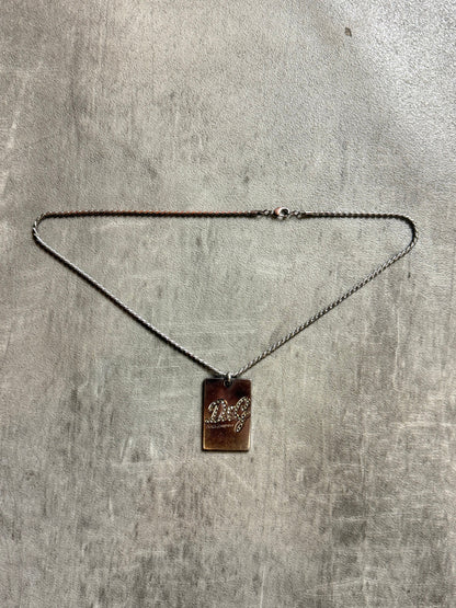 D&G Logo Dog Tag Necklace