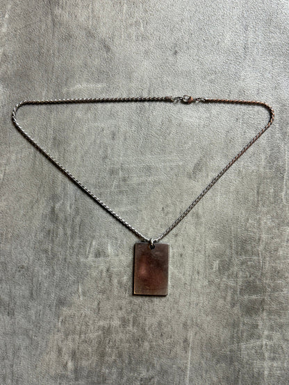 D&G Logo Dog Tag Necklace