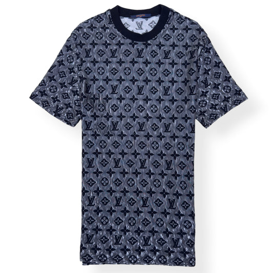 LOUIS VUITTON MONOGRAM MESH T-SHIRT BLACK XXL | XXL, Black