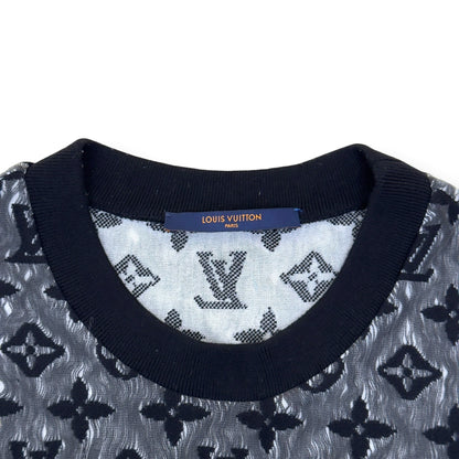 LOUIS VUITTON MONOGRAM MESH T-SHIRT BLACK XXL | XXL, Black