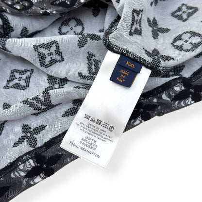 LOUIS VUITTON MONOGRAM MESH T-SHIRT BLACK XXL | XXL, Black