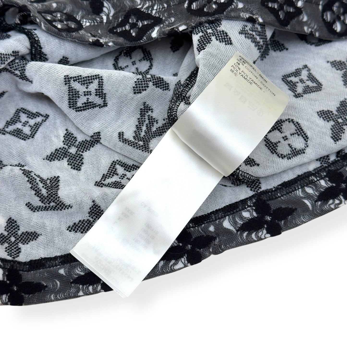 LOUIS VUITTON MONOGRAM MESH T-SHIRT BLACK XXL | XXL, Black