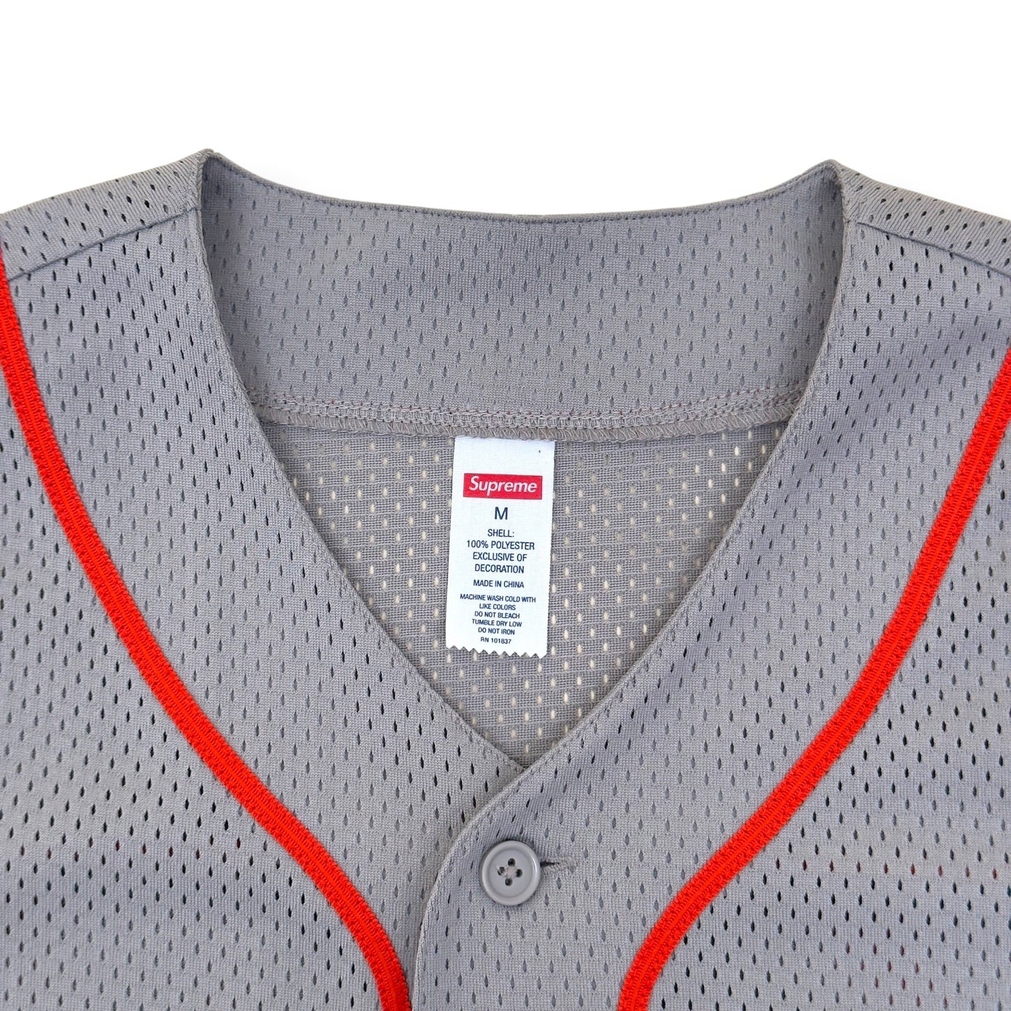 SUPREME OLD ENGLISH BASEBALL JERSEY GREY M | Medium, Grey