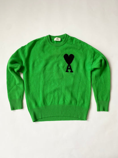 Ami De Coeur Wool Crewneck Sweater XL