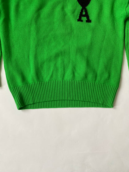Ami De Coeur Wool Crewneck Sweater XL