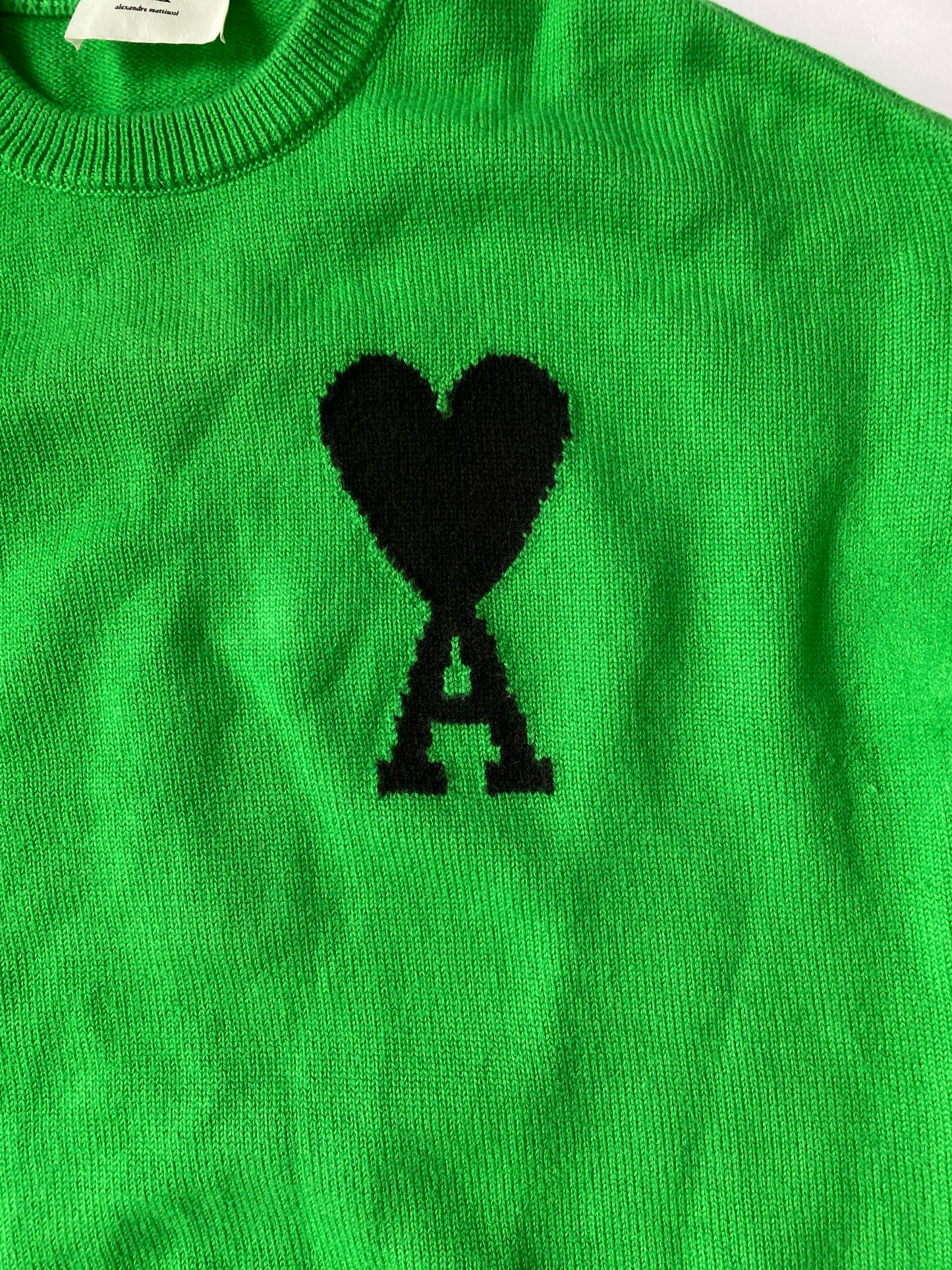 Ami De Coeur Wool Crewneck Sweater XL