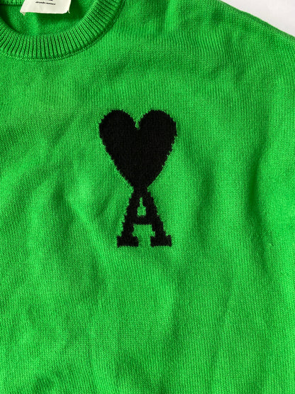 Ami De Coeur Wool Crewneck Sweater XL