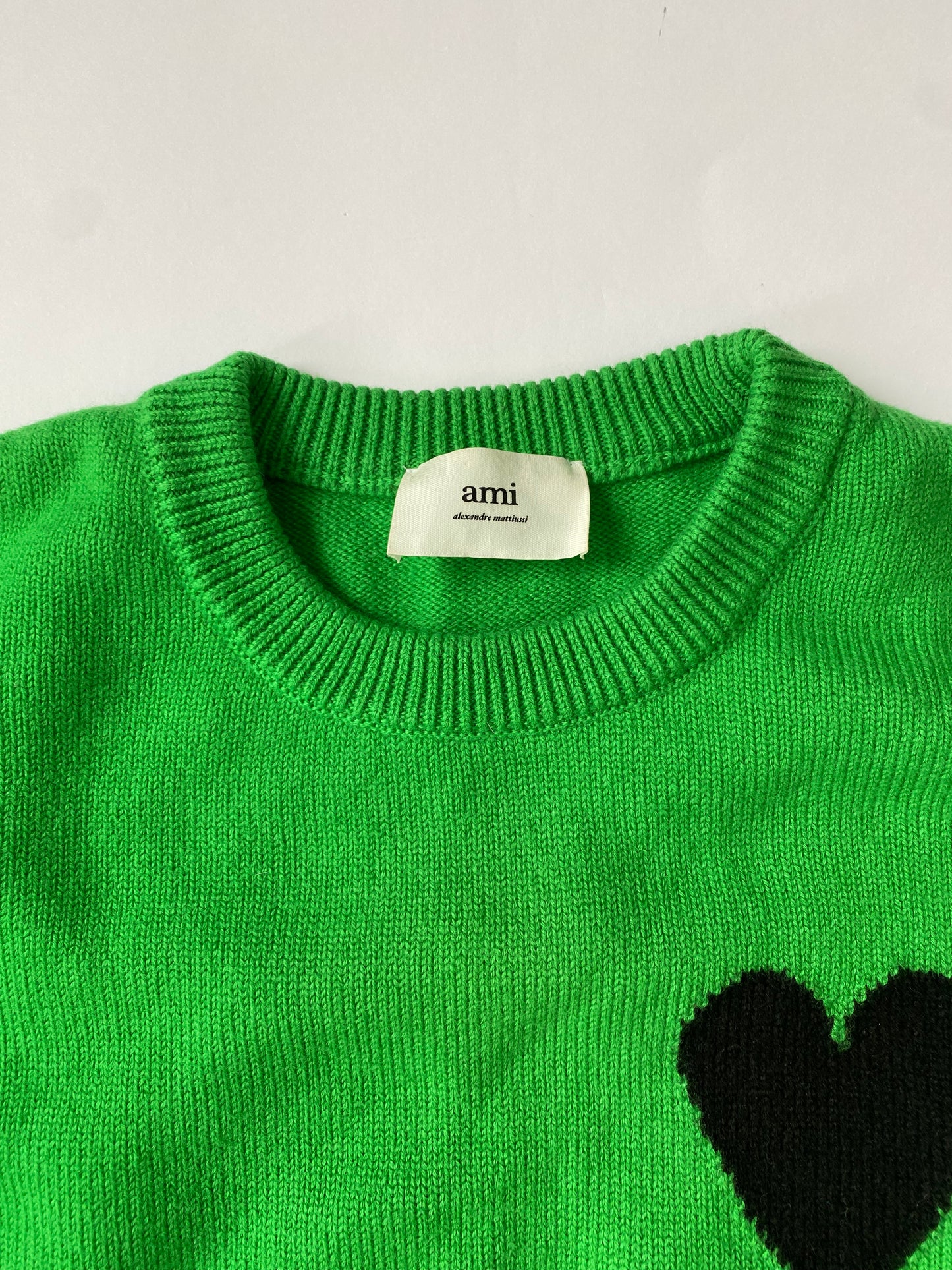 Ami De Coeur Wool Crewneck Sweater XL