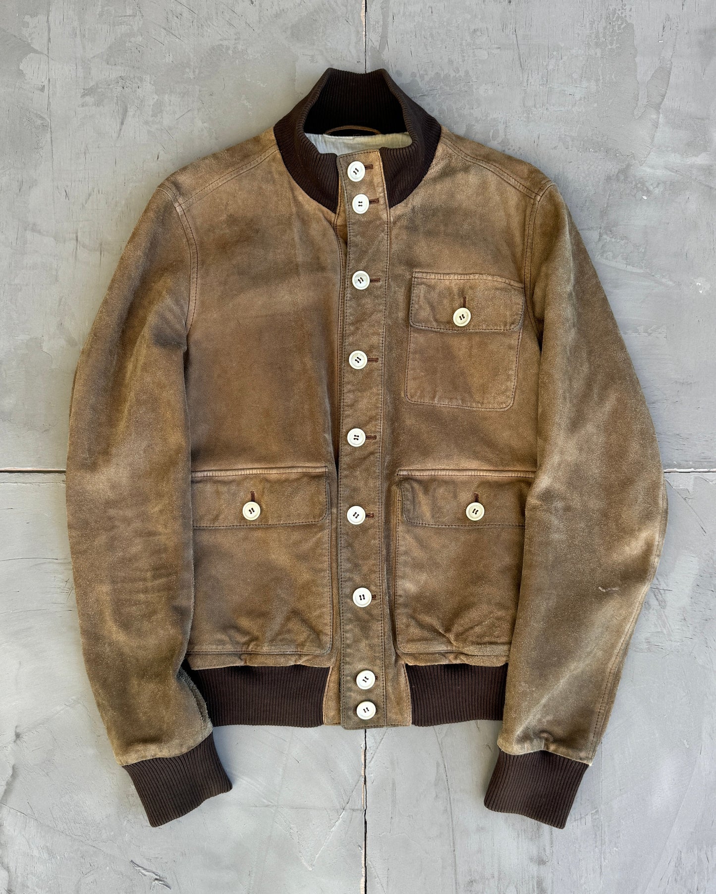Alexander McQueen Suede Leather Jacket - M