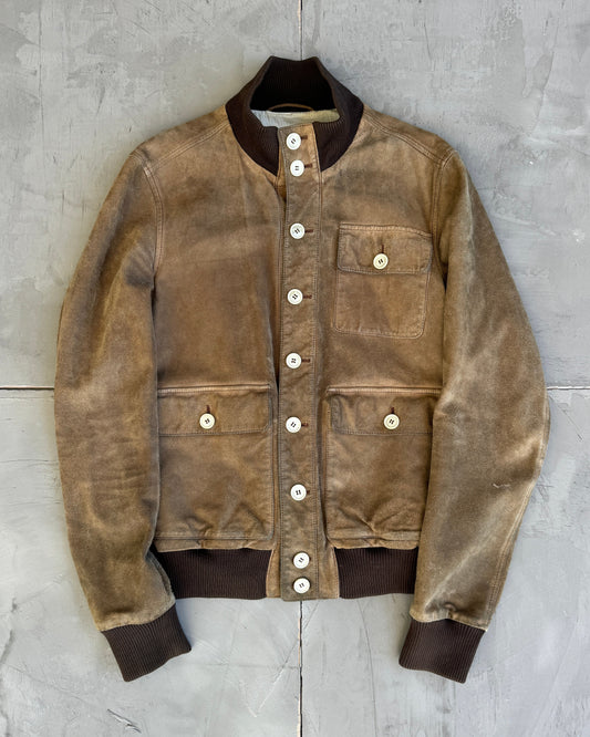 Alexander McQueen Suede Leather Jacket - M