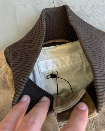 Alexander McQueen Suede Leather Jacket - M | Medium, Brown