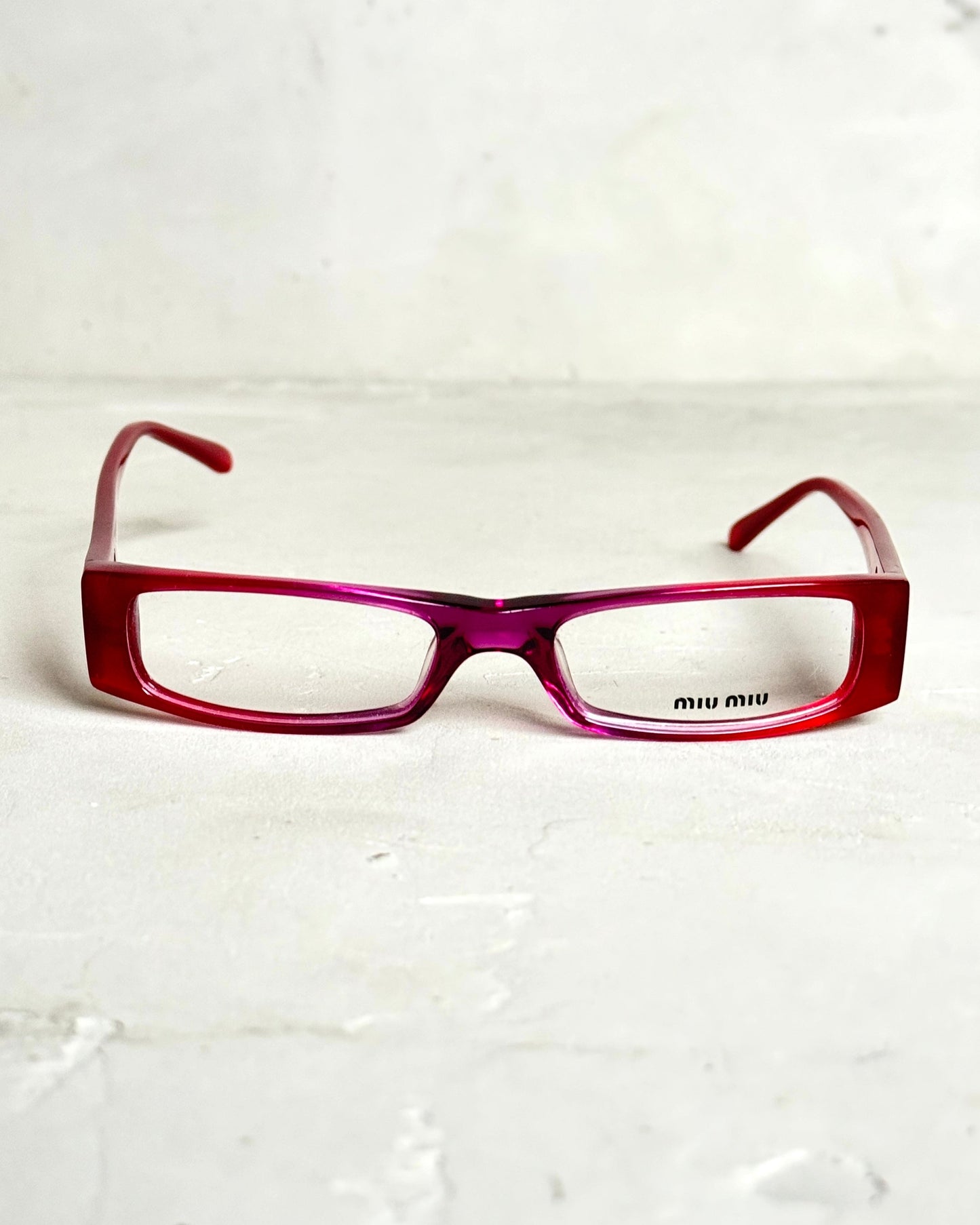 MIU MIU 90'S BAYONETTA GLASSES | O/S, Pink