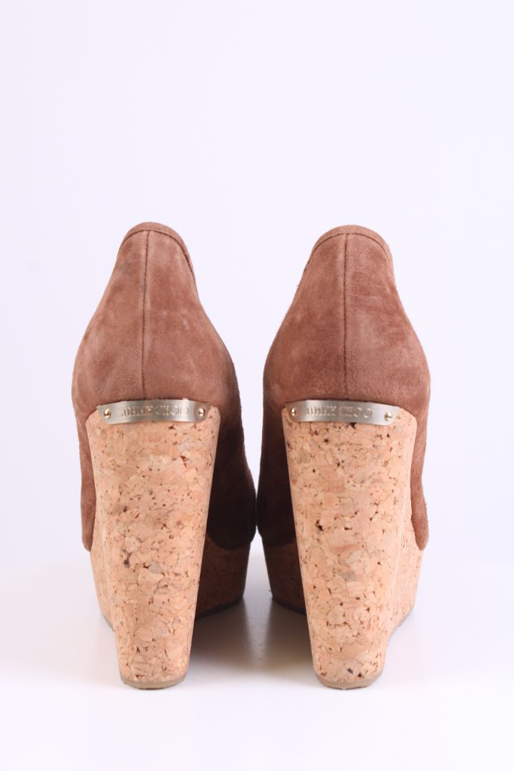 Jimmy Choo Suede wedges Tan 39 | Default Title, Tan