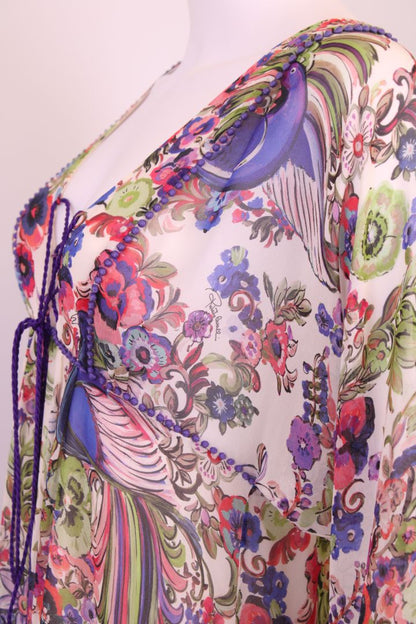Roberto Cavalli Dress Multicoloured 10 | Medium, Red