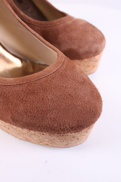 Jimmy Choo Suede wedges Tan 39 | Default Title, Tan