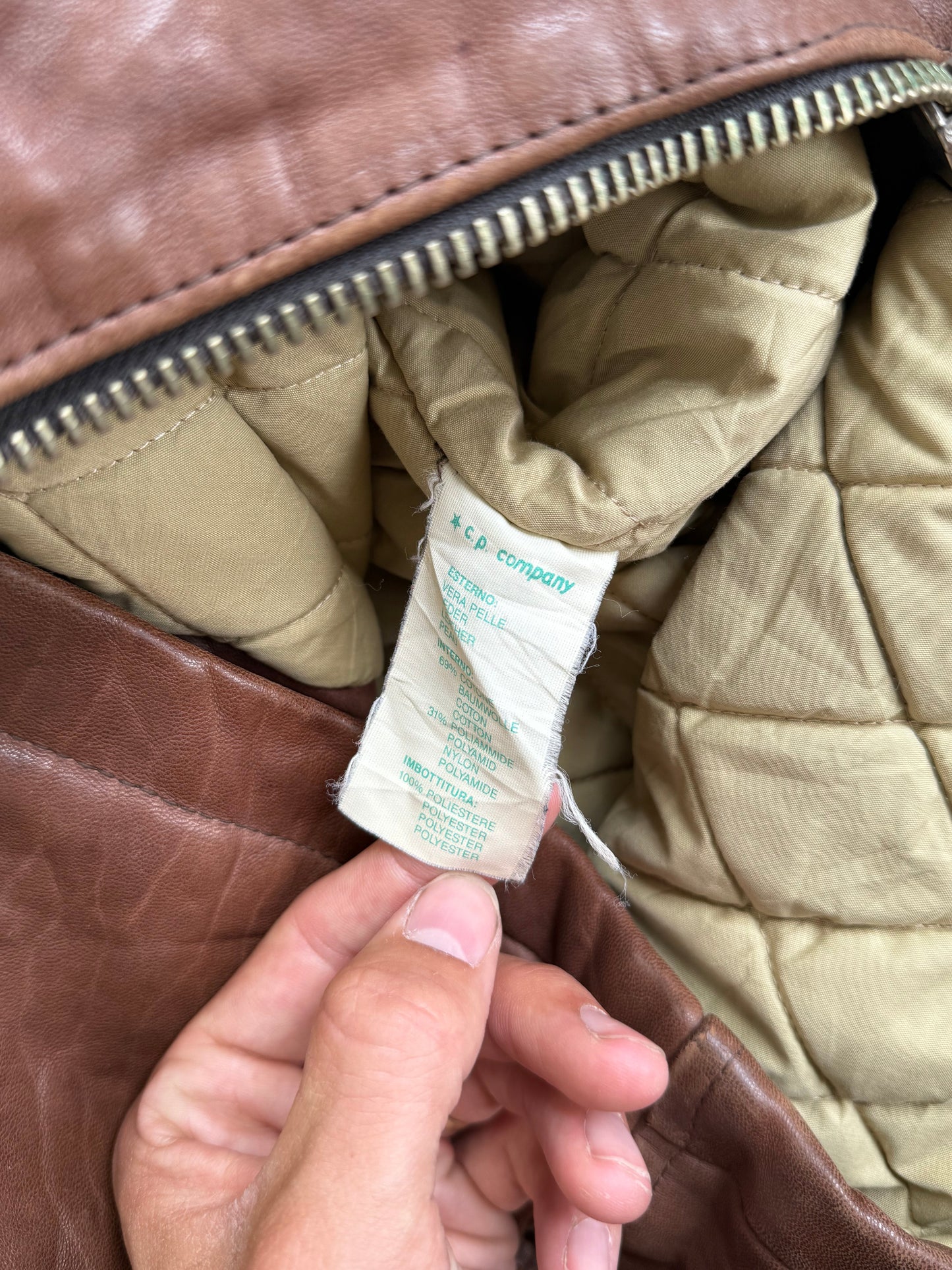 1980s Boneville Leather Chore Jacket with Wool Collar