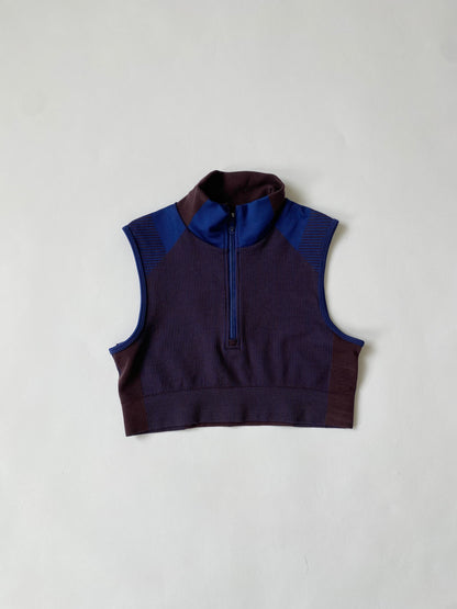 Y‑3 Classic Seamless Knit Crop Sport Top Size M