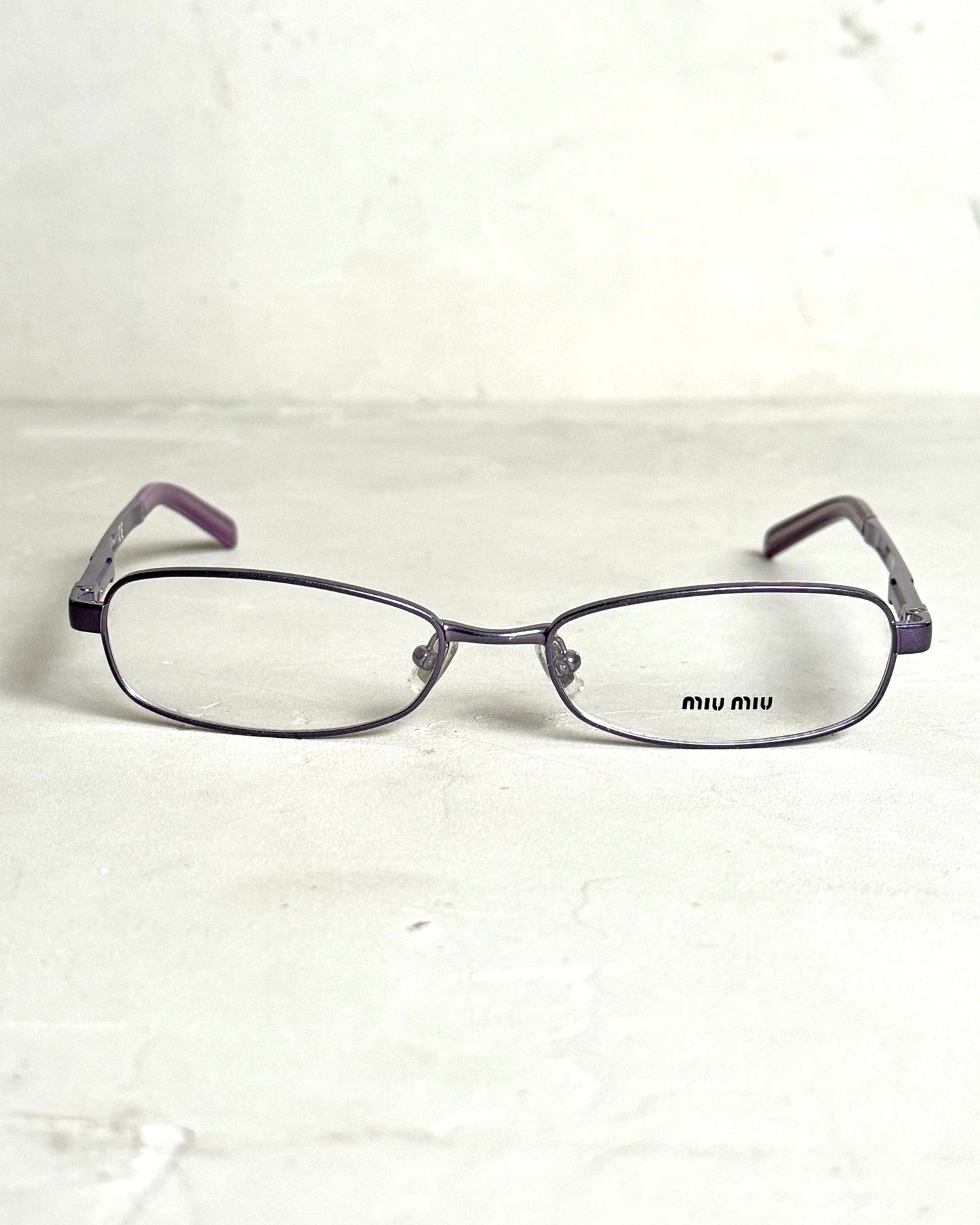 MIU MIU 90'S BAYONETTA GLASSES | O/S, Purple
