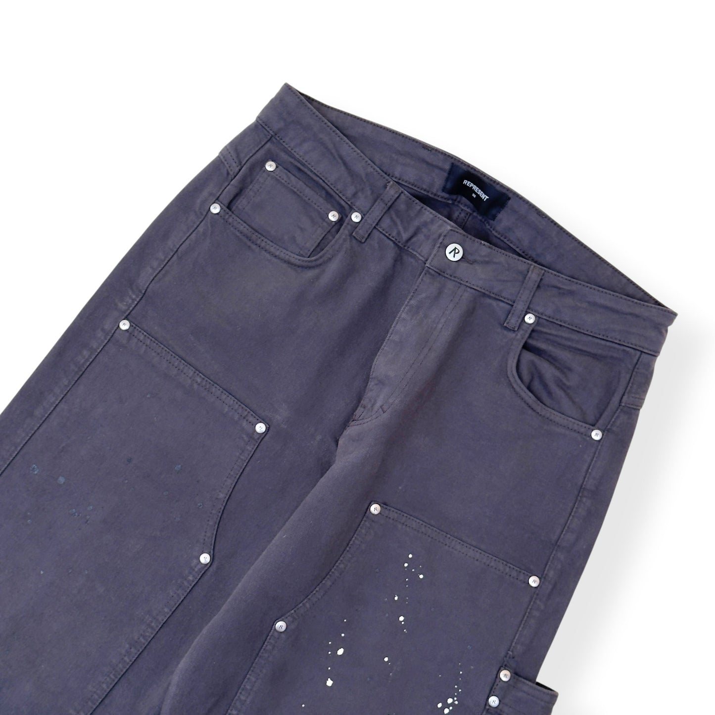 REPRESENT CARPENTER DENIM JEANS CHARCOAL W32 / M | Medium, Charcoal
