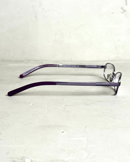 MIU MIU 90'S BAYONETTA GLASSES | O/S, Purple