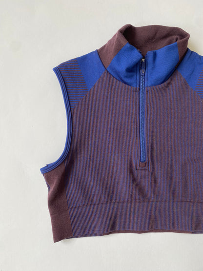 Y‑3 Classic Seamless Knit Crop Sport Top Size M