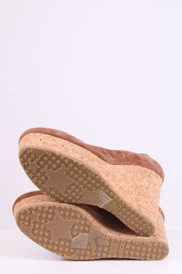 Jimmy Choo Suede wedges Tan 39 | Default Title, Tan