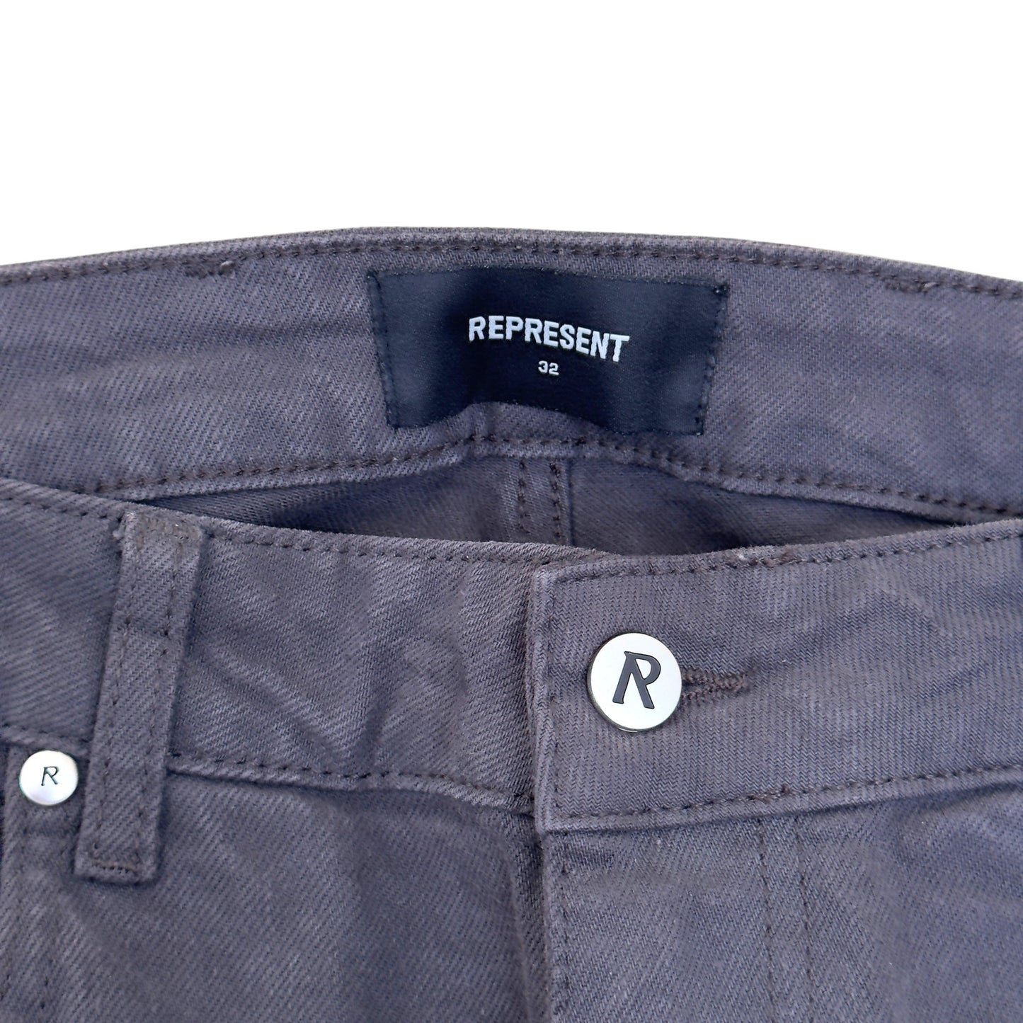 REPRESENT CARPENTER DENIM JEANS CHARCOAL W32 / M | Medium, Charcoal
