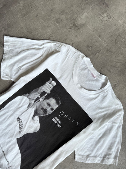 1990s Freddie Mercury Single Stitch White Graphic Tee