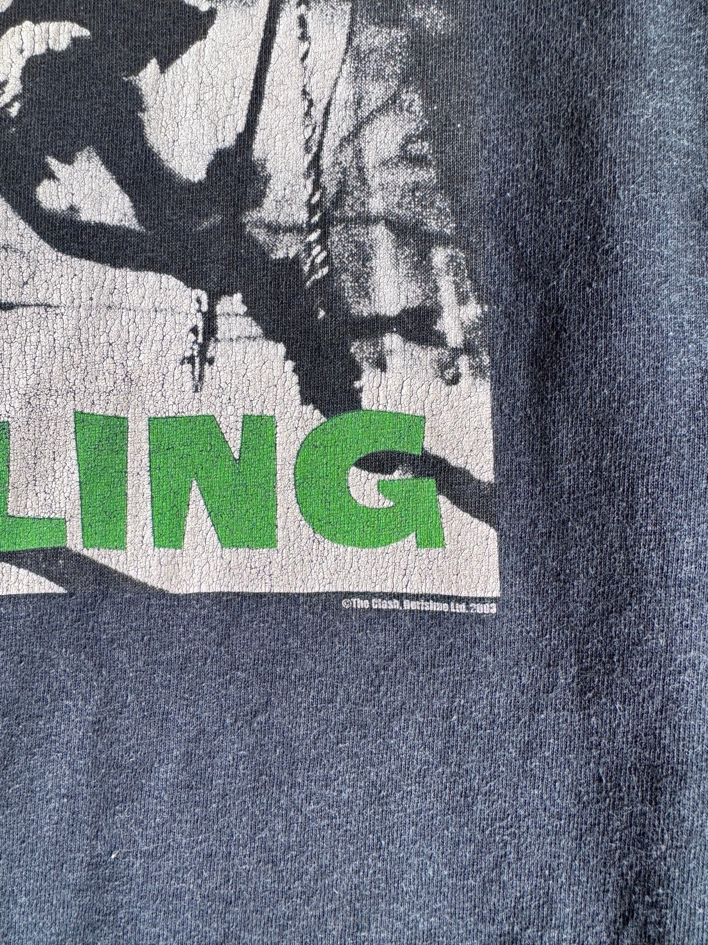 2003 The Clash "London Calling" Washed Graphic Tee