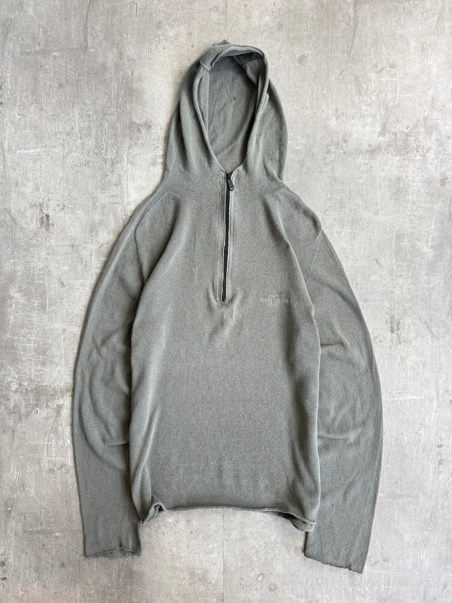 S/S2007 Stone Island Washed Green 25th Anniversary Hoodie