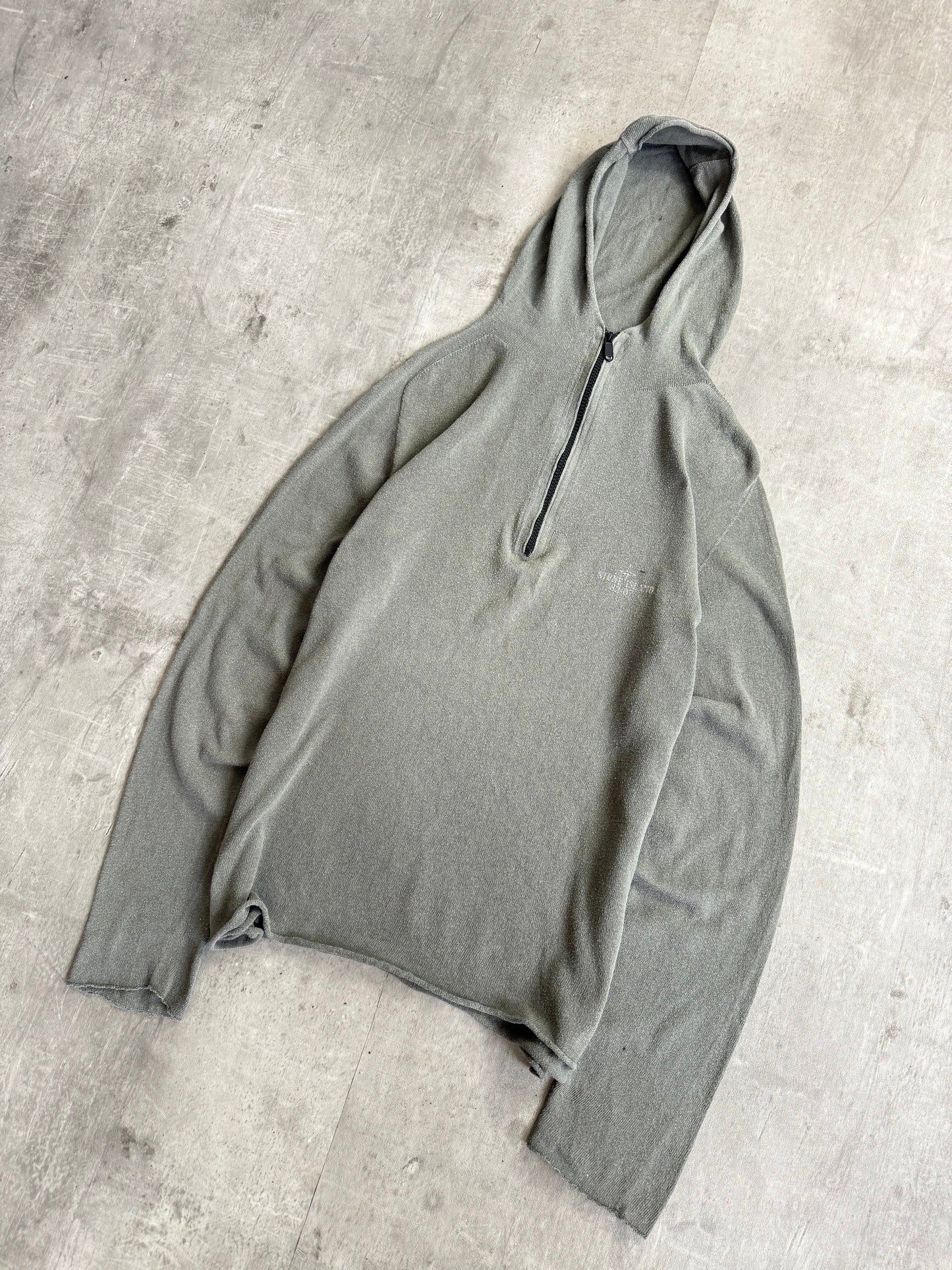S/S2007 Stone Island Washed Green 25th Anniversary Hoodie