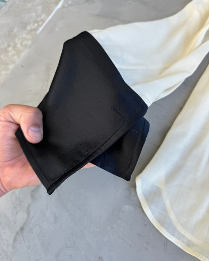 Marc Jacobs Dagger Collar Sheer Wool Shirt