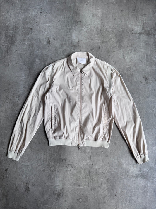 1990s Prada Cream Rib Detail Blouson