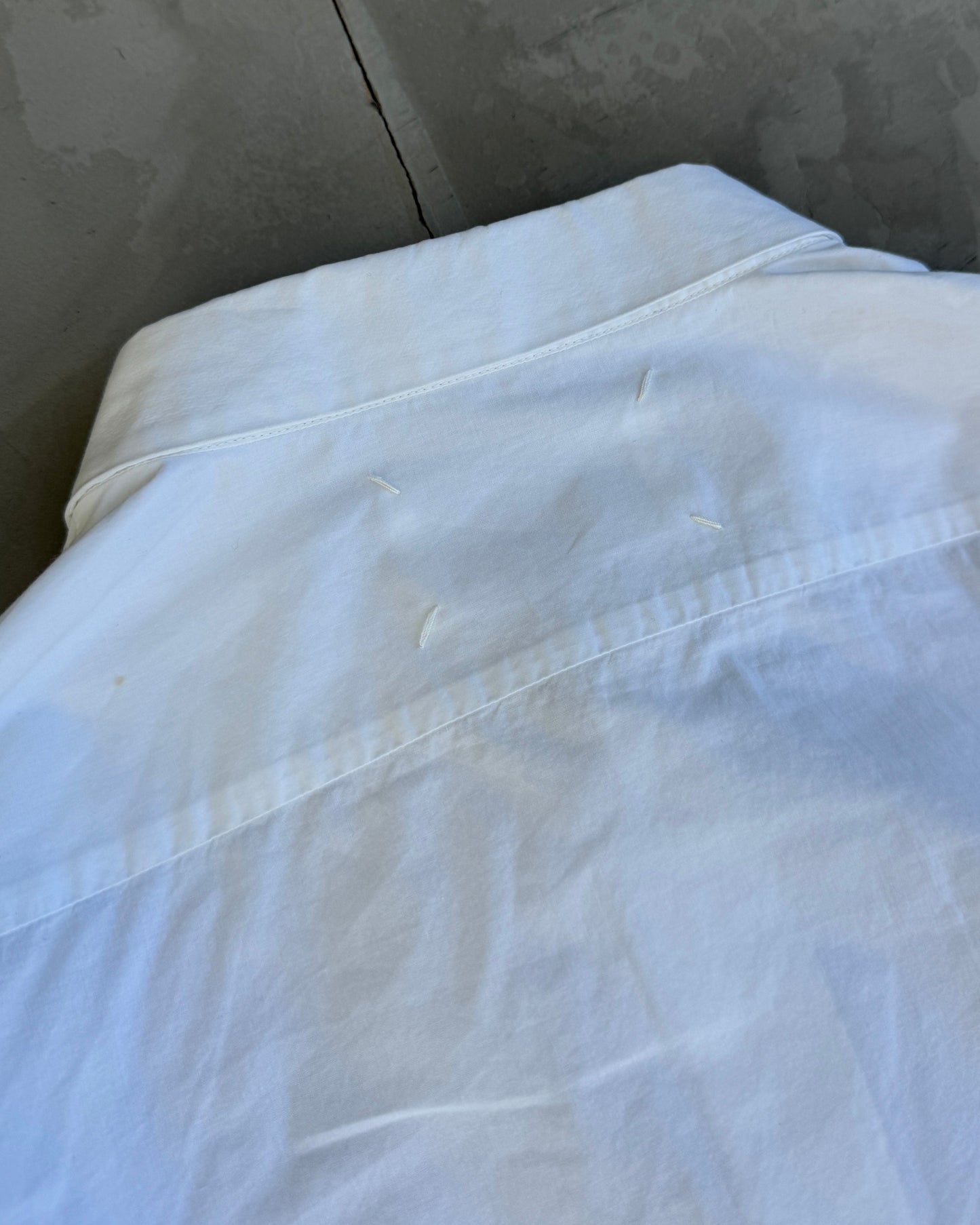 Maison Margiela White Distressed Shirt - S