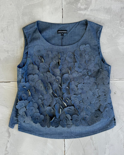 Emporio Armani Flower Textured Vest - S