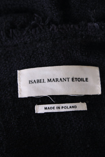 Isabel Marant Etoile Double Breasted Boucle Jacket Black 10 | O/S, Black