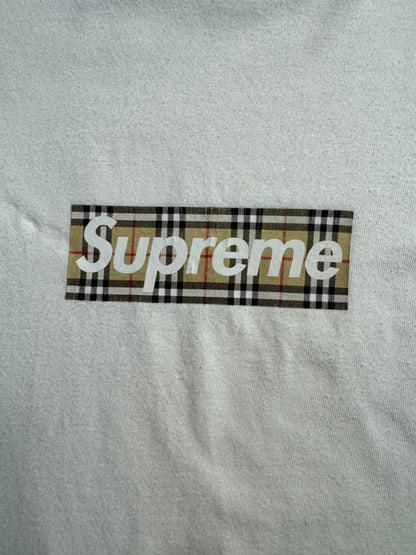 Supreme x Burberry Box-Logo Tee