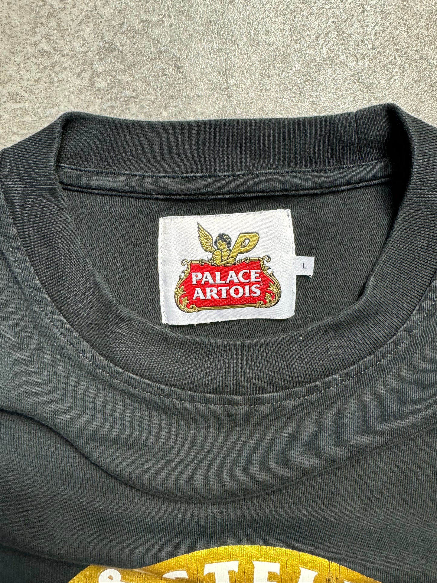 Palace x Stella Artois Cartouche Printed Logo Tee