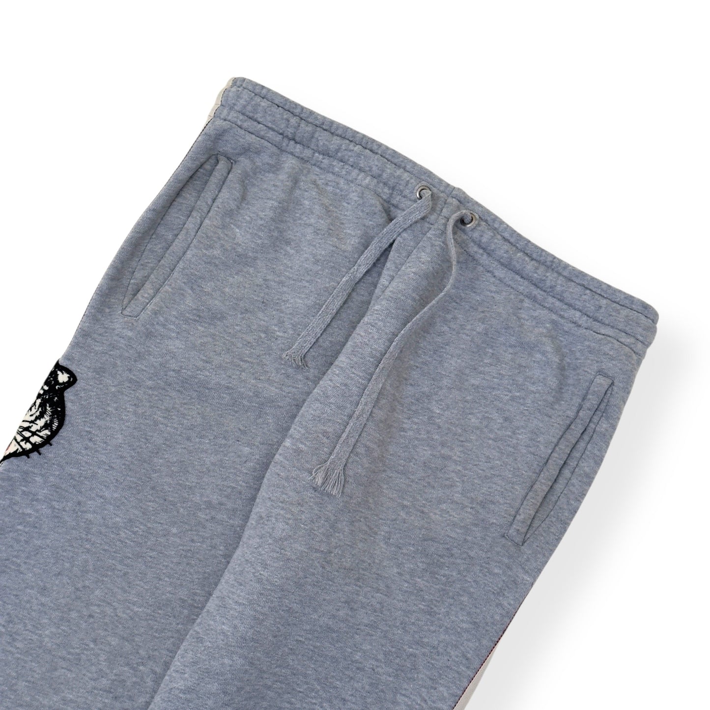 GUCCI WOLF MOTIF JERSEY SWEATPANTS GREY M | Medium, Grey