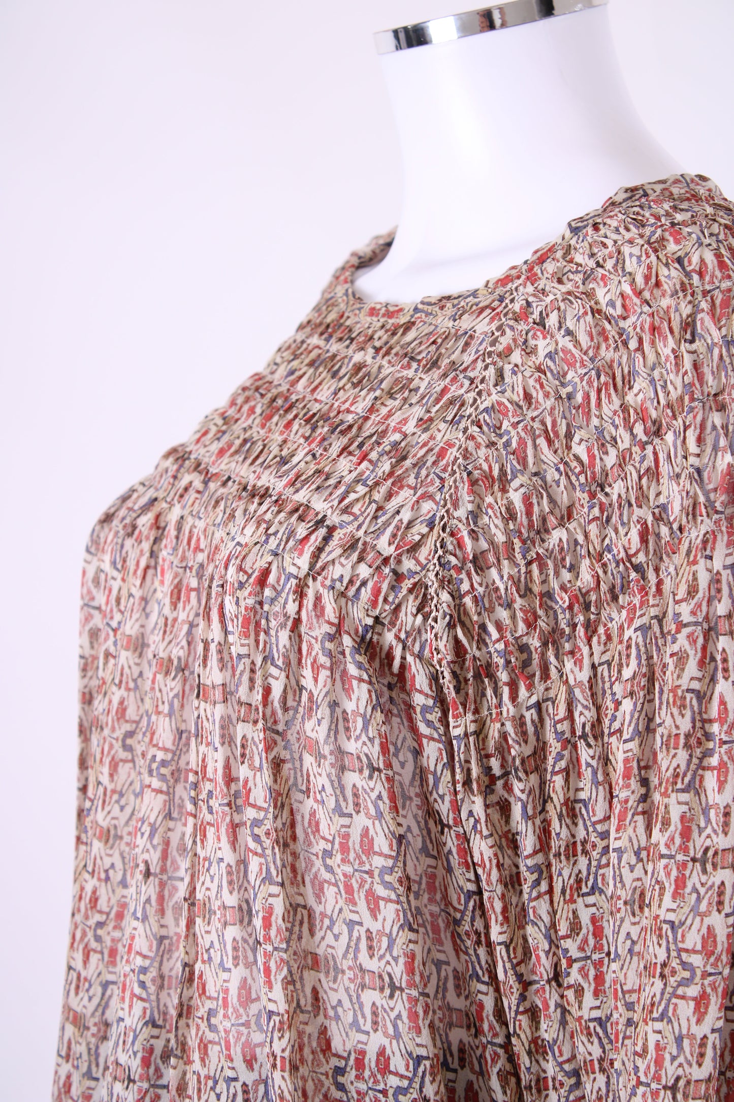 Isabel Marant Top long sleeved Beige patterened M | Medium, Beige