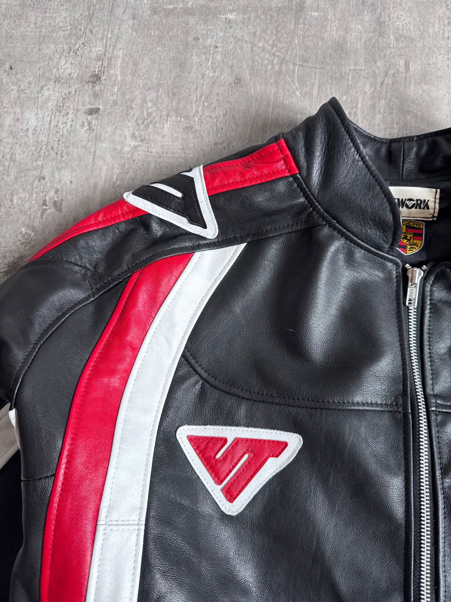 VT Rework: Porsche Leather Moto Racing Jacket