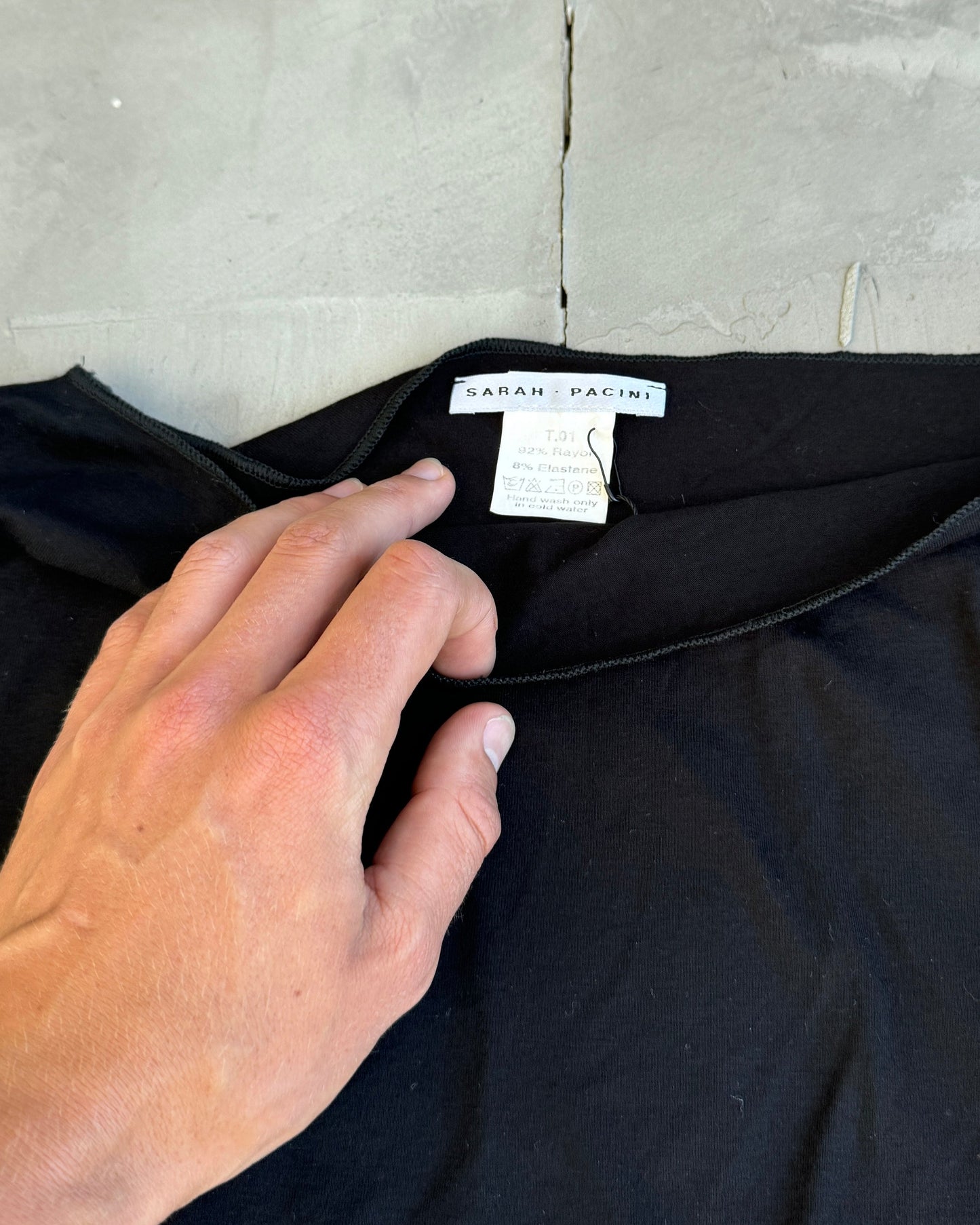 Sarah Pacini Stretch Backless Top - S/M