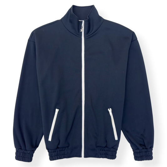 CELINE RHINESTONE SNAKE TRACK JACKET BLACK S | Small, Black