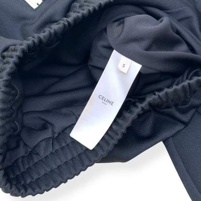 CELINE RHINESTONE SNAKE TRACK JACKET BLACK S | Small, Black