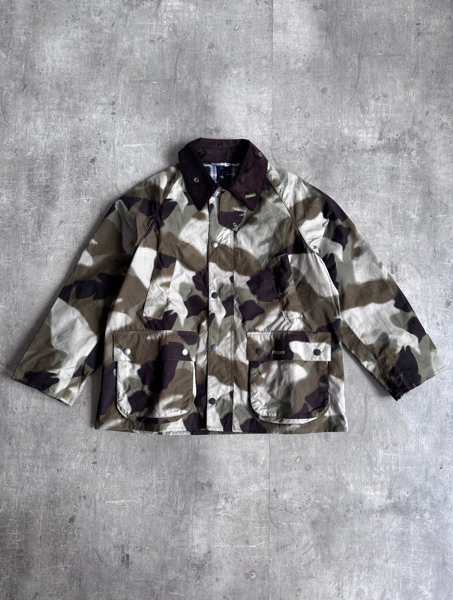 Palace x Barbour Camo Bedale Jacket