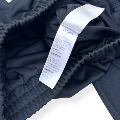 CELINE RHINESTONE SNAKE TRACK JACKET BLACK S | Small, Black